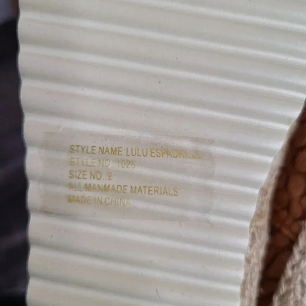 ELECTRIC karma Womens Lulu Camel Espadrille slip-on sz 9 NEW